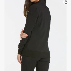 iflex by Cherokee Uniforms Zip Front Scrub Jackets for Women CK303